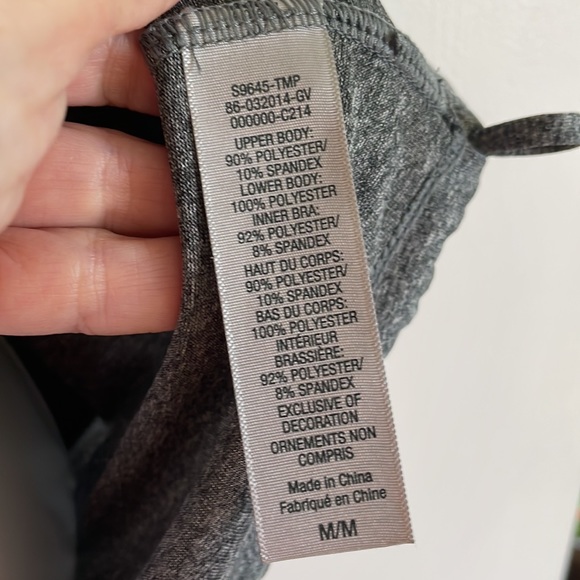 C9 BY CHAMPION WORKOUT TOP BLACK GRAY SIZE M - Picture 6 of 7